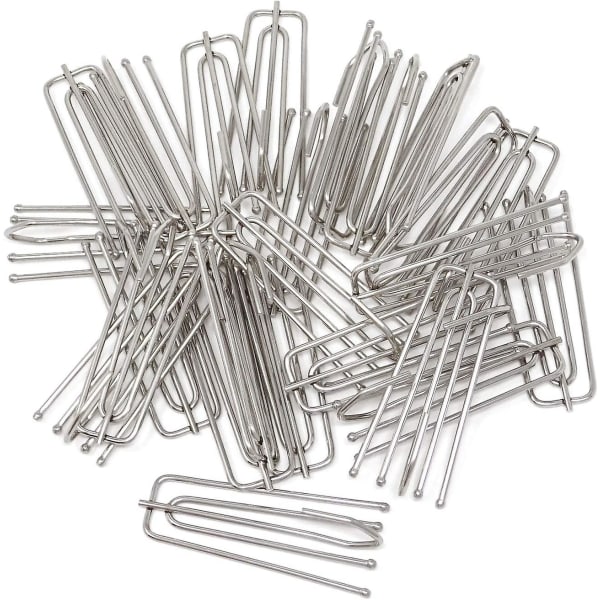 Stainless Steel Curtain Pleat Hook 24 Pack Of 4 Prongs Pinch Pleat Clips Hooks Traverse Pleater