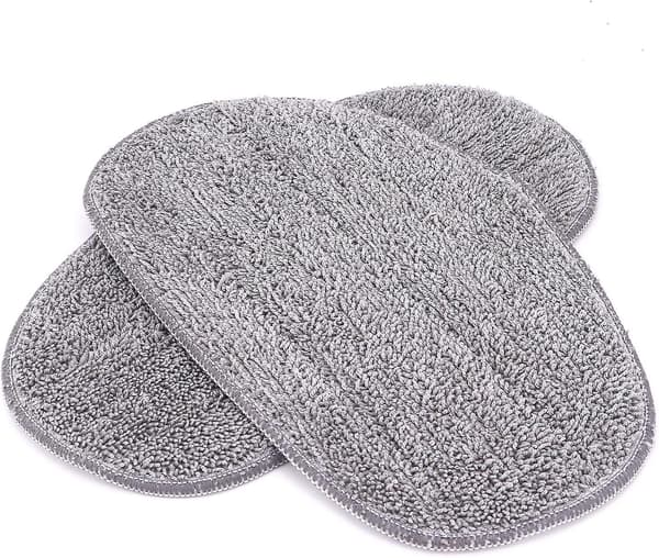 Sett med 5 mikrofiber erstatningsputer for Leifheit CleanTenso dampmopp