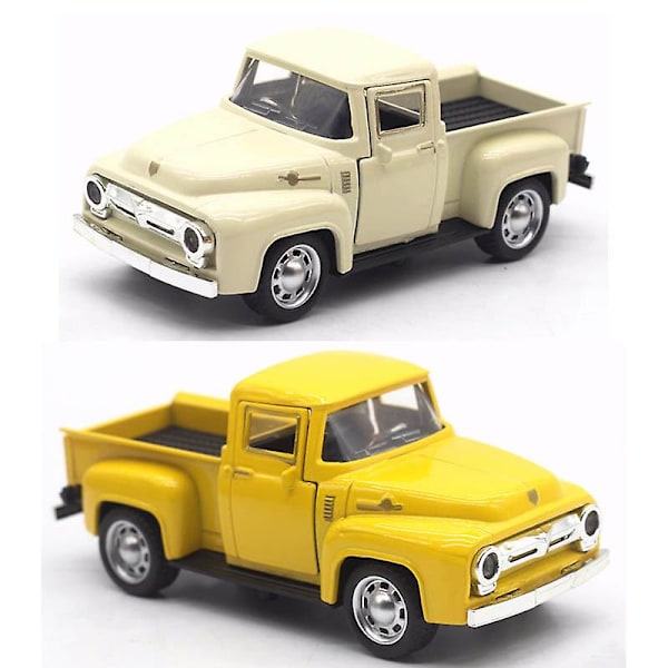 Pickups-kuorma-auton malli 1:32 mittakaavassa, vetävä takaisin, metalliseosvalettu ja leluauto, joululahjakokoelma, leluauto pojille ja lapsille Y110