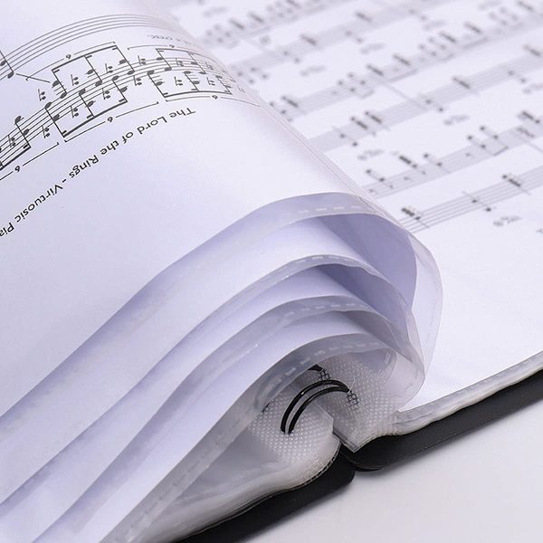 A4 format musikfilarkiv til opbevaring af 20 lommenøgler
