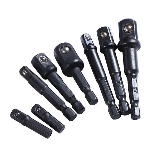 8 stk./sæt Drivadapter Slagmuffe Reducer Mutterdriver Sokkel