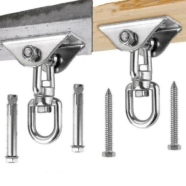 360 Hammock Chair Hanging Ceiling Mount Spring Snap Swivel Hooks Hardware Kit