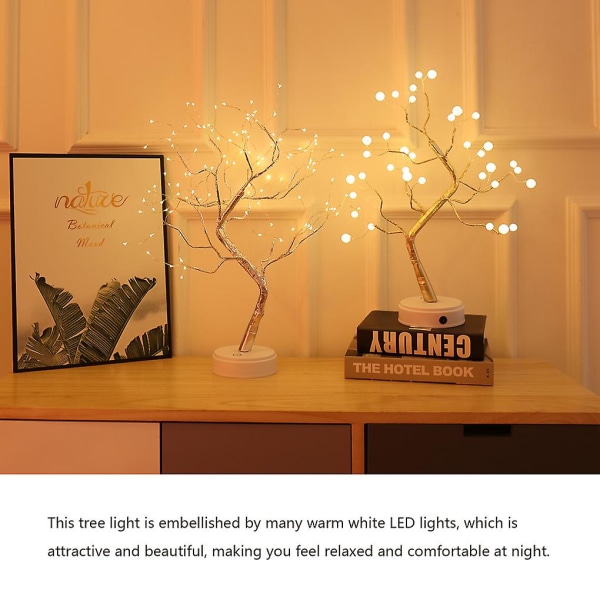 Nattlampa Trädform Led 1000lm Bordlampa Usb Dekoration Diy Hem