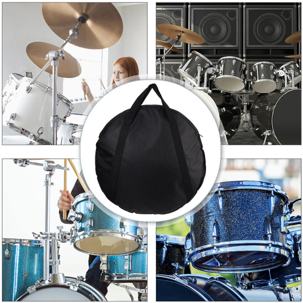 Slitestark instrumentlagringstaske Cymbal Bag Tote Pouch Instrument Holder