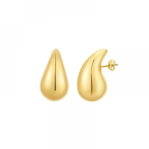 women's earrings 2 pieces gold earrings