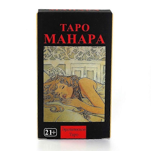 10,3*6cm Manara Tarotkortlek 78 Kort med Guidebok På Ryska Brädspel