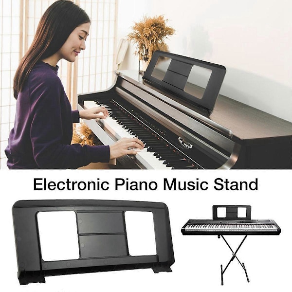 Elektroniskt Notställ för Piano, Kompakt Notställ för Elektroniska Keyboard med Praktisk Design för Läsning, 1 Set