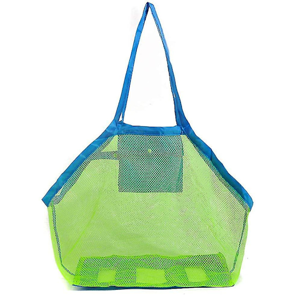 Mesh Strandtaske Legetøj Mesh Mesh Legetøjspose Sandopbevaringspose Sandlegetøj Strandlegetøjspose Mesh Strand Be