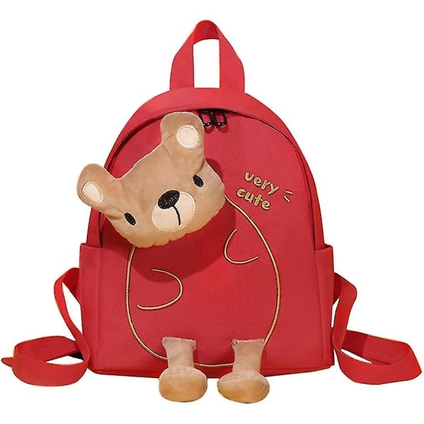 Cute Cartoon Bear Preschool Backpack - Kindergarten Baby Bookbag for Kids' Daily Pack