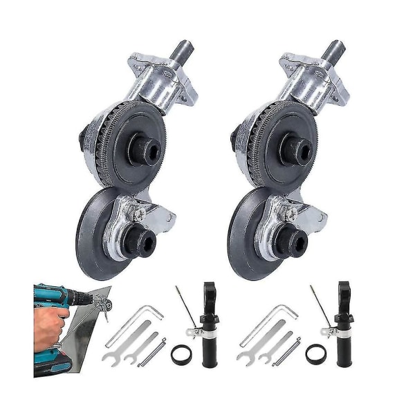 Elektrisk drill saks platekutter, metall nibbler drillfeste med adapter, DIY metallsaks att