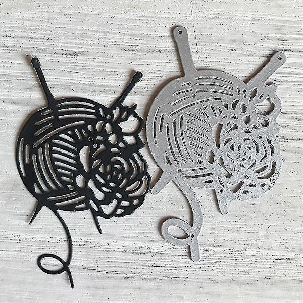 Spiralformad Sytråd Prägling Kolstål Scrapbooking Skärformar