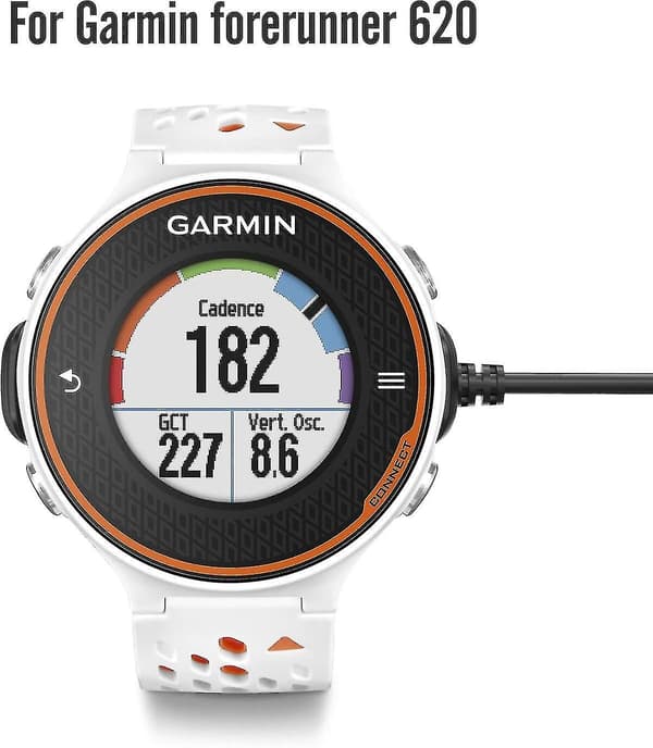 Oplader Dock Kompatibel Med Garmin Forerunner 620, Usb Data Synkronisering Oplader Vugge Dock Med 1m Opladerkabel Til Forerunner 620 Smart Watch, Sort