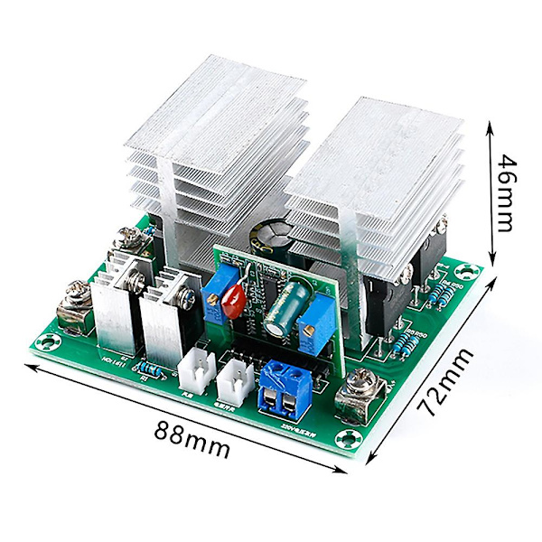 50 Hz:n taajuusmuuttaja 12 V:sta 220 V:iin siniaaltoinvertterin ohjauskortti 500 W:n jännitteen säätimellä