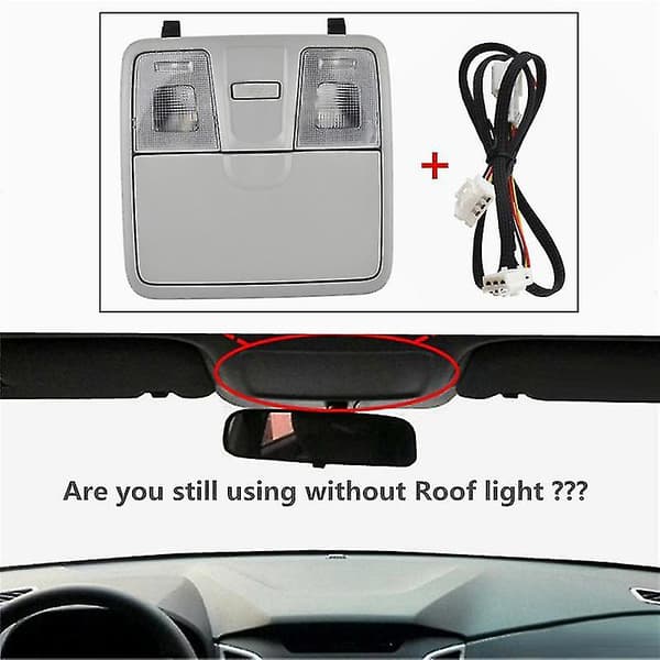 Over Head Console Lamp Assy til -2011-2015 K2 Accent Dome Læselampe