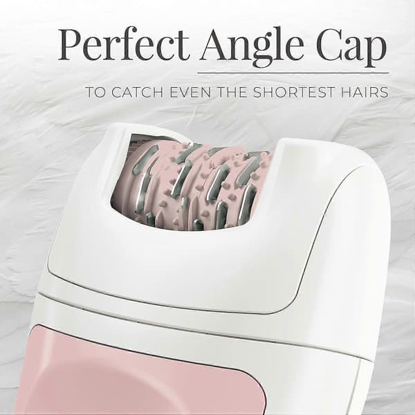 2025 Seneste Model Total Dækning Epilator, Elektrisk Pincetsystem, Pink