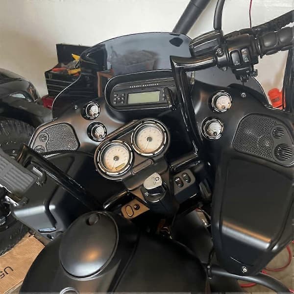 4 tommer speedometer måler 2 tommer Burst Bezel Kit instrumentdækplade til Harley Touring Electra Glide Street Glide