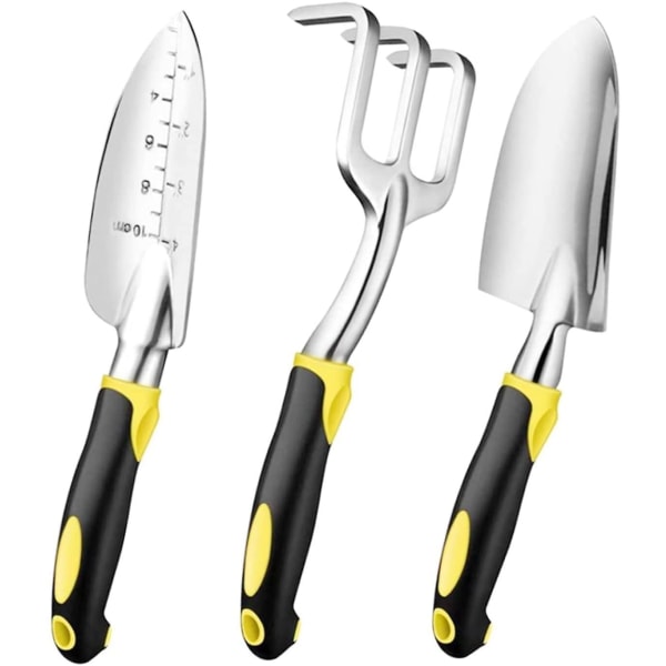 Havearbejde Værktøjer 3 Stykker Håndrive Spatel Transplanter Havearbejde Kits Til Have Vedligeholdelse