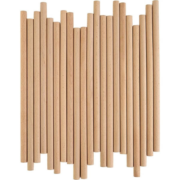 60 stk Rhythm Sticks for Kids Bulk, Wood Music Lummi Sticks