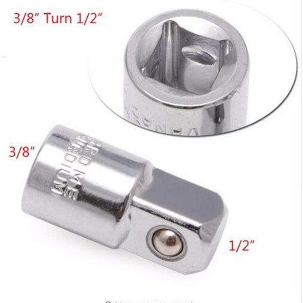 3/8 hull 1/2 hode adaptere reduksjoner krom vanadium