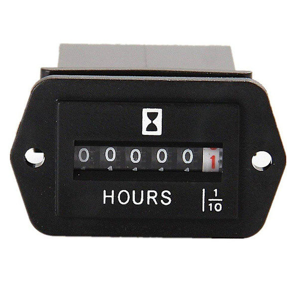 Dc 6-80v mekanisk timetæller - timetæller til motor generator båd biler motocross motor t