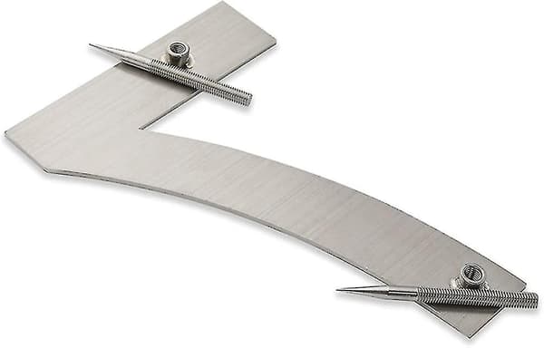 Moderne børstet husnummer - 203 mm høyt, laget av solid 304 rustfritt stål,
