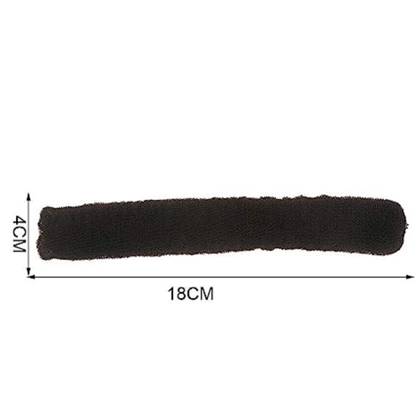 1 stk Sort/Brun/Elfenbensfarvet Elegant Kvinders Piger Shaper Donut Hårbånd
