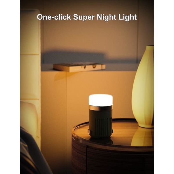 Uppladdningsbar LED-campinglampa - 15000mAh, 4 ljuslägen, IP66 - Reservkraft