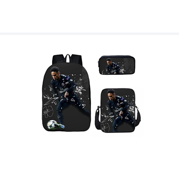 3 kpl/setti jalkapallo tähti reppu opiskelija koululaukku 32 three piece suit