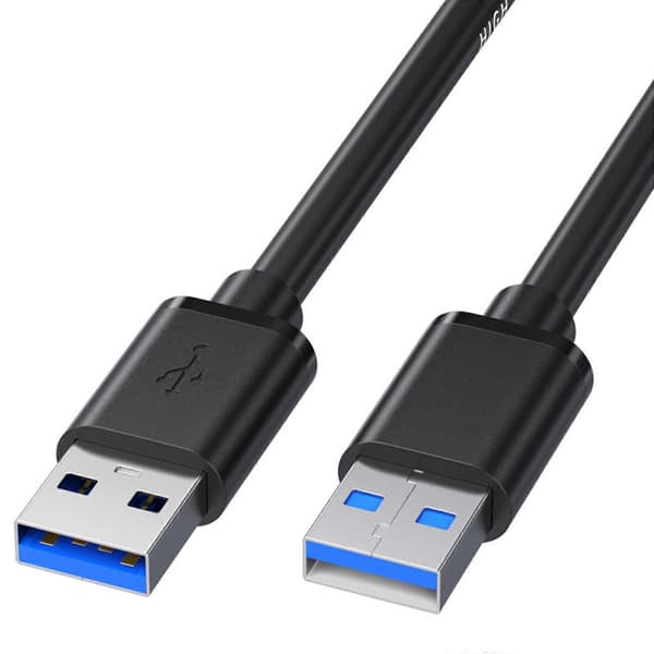 USB3.0 Høyhastighetskabel USB3.0 Hann til Hann-kabel USB-forlenger for sømløs dataoverføring Perfekt for harddisk 2m