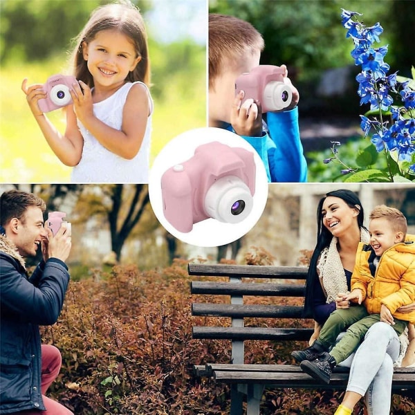 Abc Kids-kamera, 2,0 tommers oppladbart digitalkamera for barn, støtsikkert 1080p HD-videokamera med 32 GB Tf-kort gaver til gutter i alderen 3-12 år