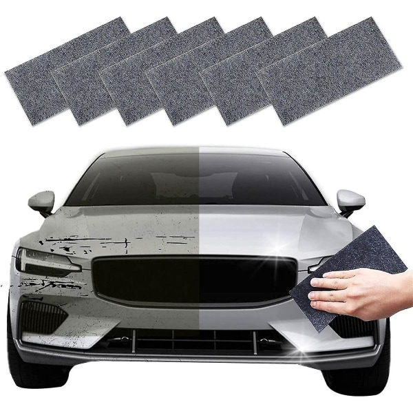 6-paknings nano gnistrende klut, reparasjonsklut for biler som enkelt reparerer malingsriper (bedre)