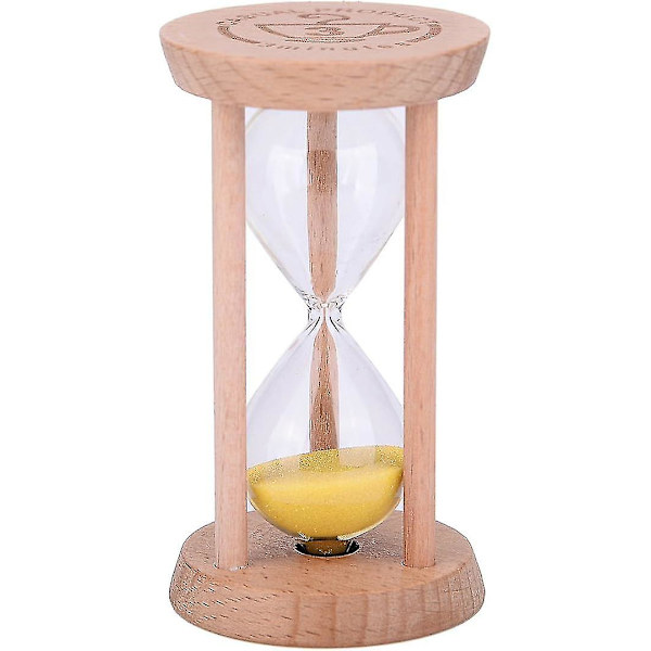 Mini Sandtimer - Træ Timeglas Timer Træ Malerværktøj Til Hjem Og Restaurant 3 Minutter