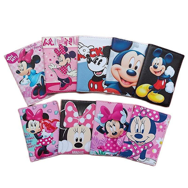 Läderfodral Minnie Card | Läderfodral Pass | Disney Passfodral - Pass