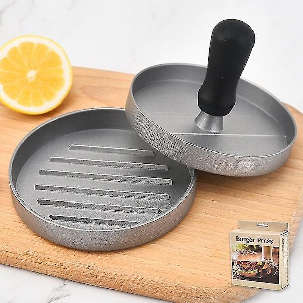 Hamburger / Burger -puristin (1 kpl, hopea)
