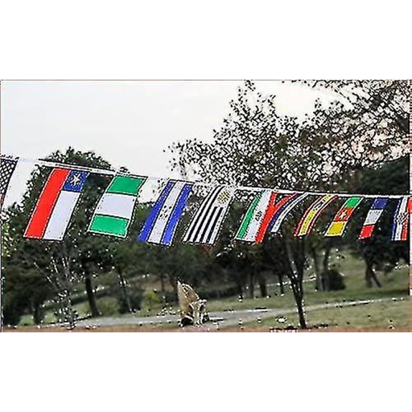 50 maailman lippua, maailmanlippujen viiribanneri, 50 erilaista