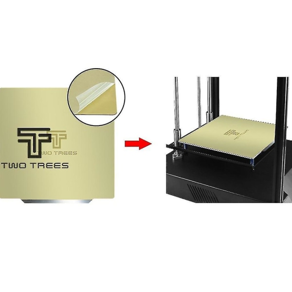 Fjernelse Twotree Stålplade Forudpåført Pei 220/235/310mm Til Printer 235x235mm