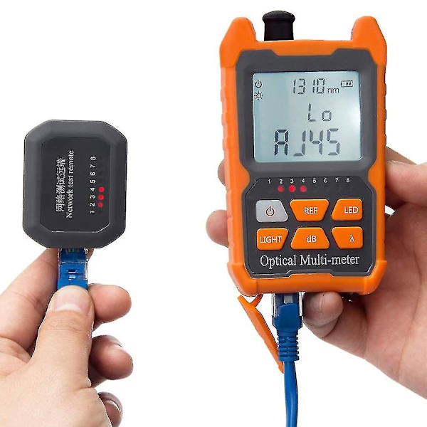 Optisk stark och hållbar mini optisk fibereffektmätar Fc/sc/ S-t 850/980nm