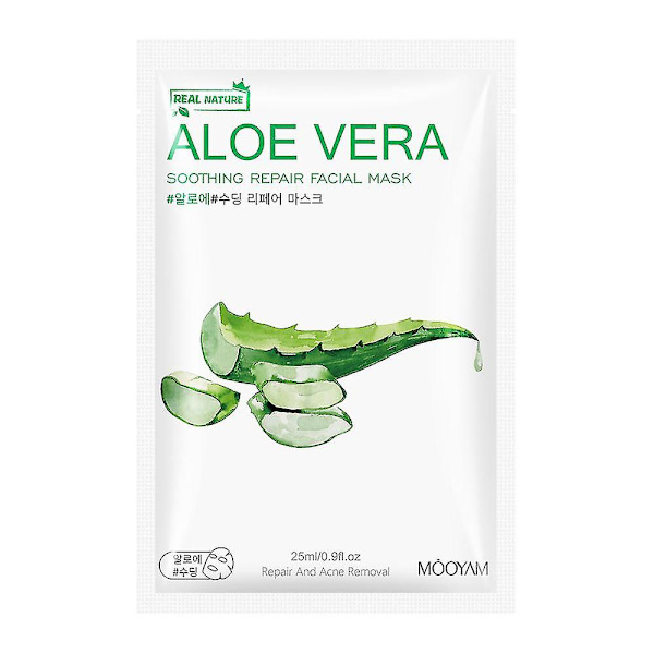 Renekton Granatäpple Citron Aloe Vera Mask Frukt Botanisk Lugnande Fuktgivande Olivros Havsalgsmask 1