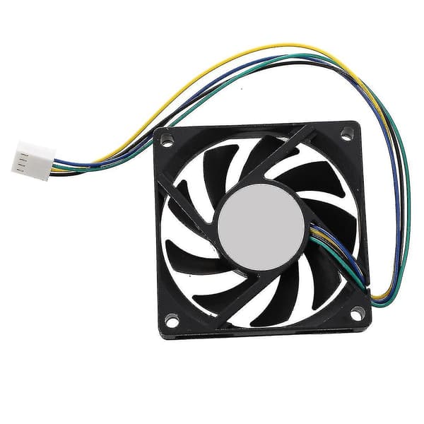 70x70x15mm 12v 4 Pins Pwm Pc Computer Case Cpu Køler Fan Bl