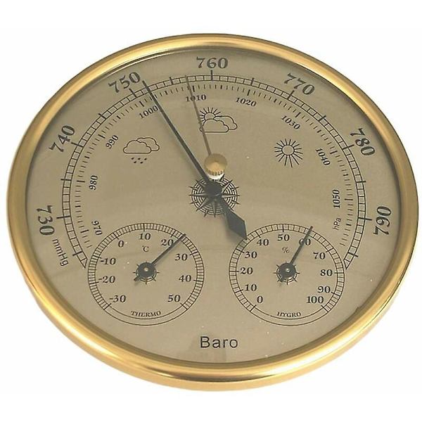 Instrument Barometer Termometer Hygrometer Tre I En