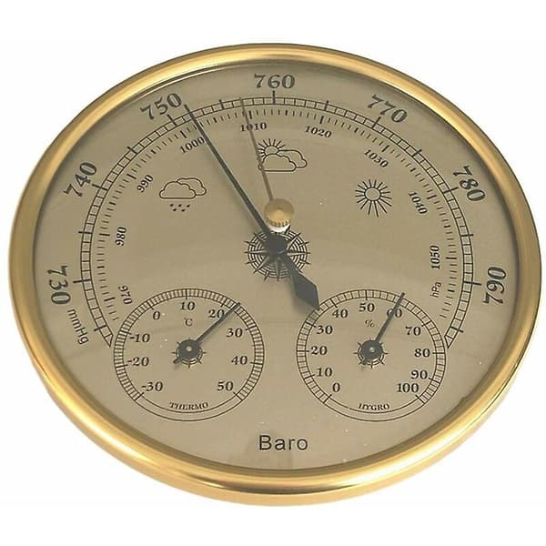 Instrument Barometer Termometer Hygrometer Tre I Ett