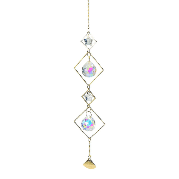 6 stk krystaller solfanger for vindu ametyst meditasjon hengende ornament regnbue maker med krystall vegg hengende krystall bil hengende ornament