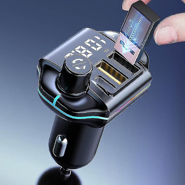 Auton Bluetooth-yhteensopiva 5.0 Langaton Mp3-soitin Handsfree A