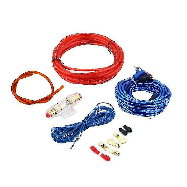 60 ampeerin sulakepidike 8ga virtakaapeli Subwoofer-kaiutin Autoäänijohto Johdotusvahvistimen asennus Wi