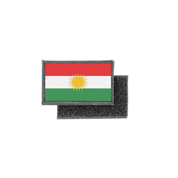 Patch ecusson prints Kurdisk Kurdistan flag badge