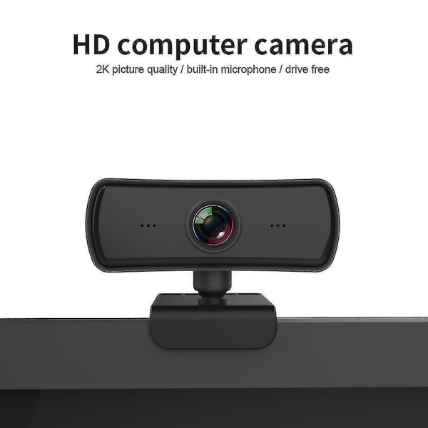 2k 2040x1080p Webcam High Definition Computer PC Web-kamera, jossa mikrofoni, pyöritettävät kamerat suoraa lähetystä varten