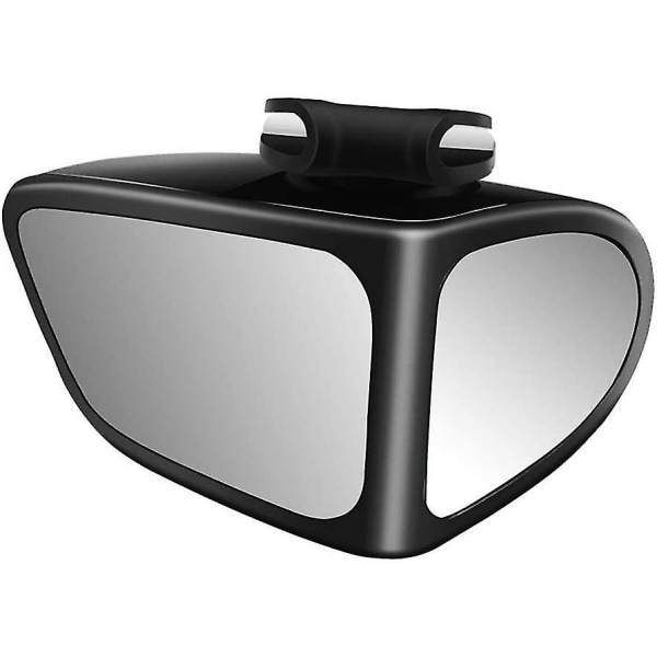 2 In 1 Blind Spot Mirror, Convex Wide Angle Rear View Mirror 360 Degree Rotation Adjustable Universal Car Auxiliary Mirror Front/rear Wheels Observati