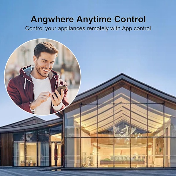 Europæisk Standard 16a Alaexa Split Switch Smart Stikkontakt Med Dobbelt USB