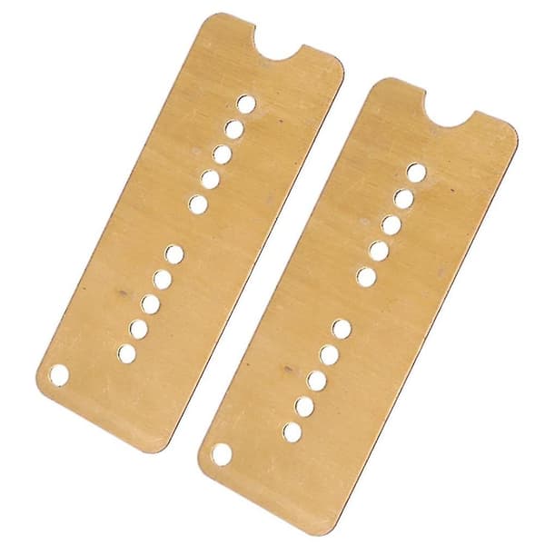 1 Set Gitarr Humbucker Pickup Kits Mässingsskydd och Basplatta Silver Polskruvar För Elgitarr