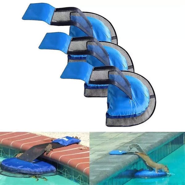 Komfortabel flydende rampe, dyrereddende flugtplatform til pool